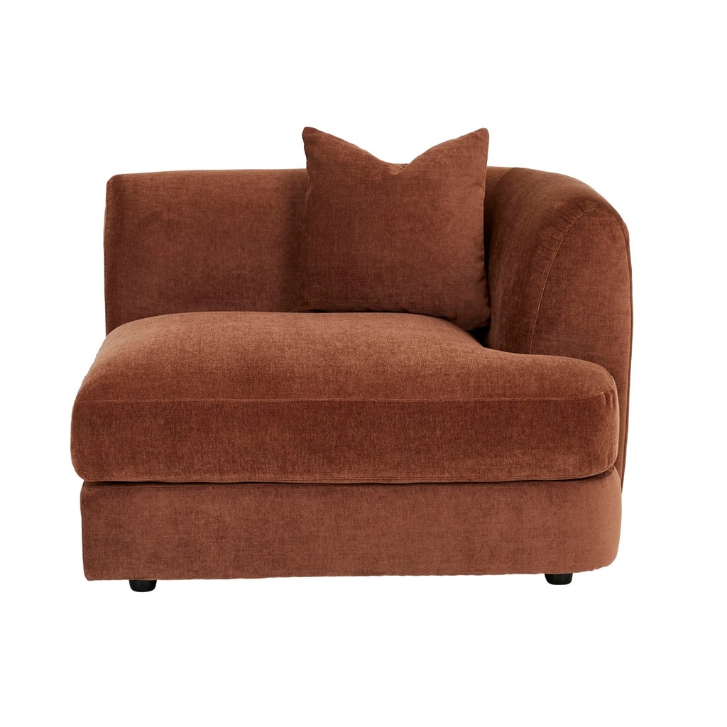 [MADRID-CURVE-1-SEATER-RIGHT-ARM-SOFA-CHESTNUT-SOF-MAD-CRV1S-RIT-CHSNT] Madrid Curve 1 Seater Right Arm Sofa - Chestnut