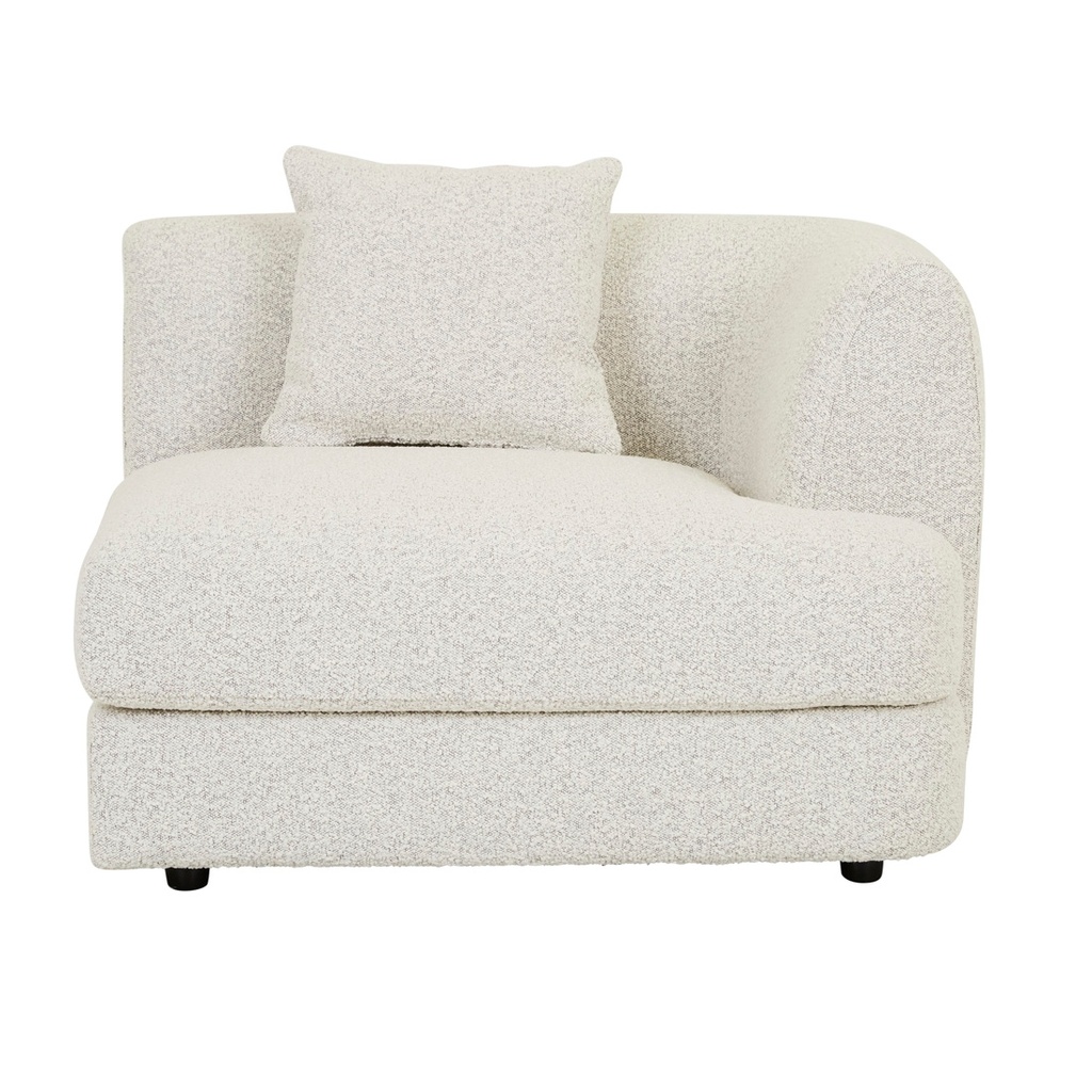 [MADRID-CURVE-1-SEATER-RIGHT-ARM-SOFA-GREY-SPECKLE-BOUCLE-SOF-MAD-CRV1S-RIT-GYSBC] Madrid Curve 1 Seater Right Arm Sofa - Grey Speckle Boucle
