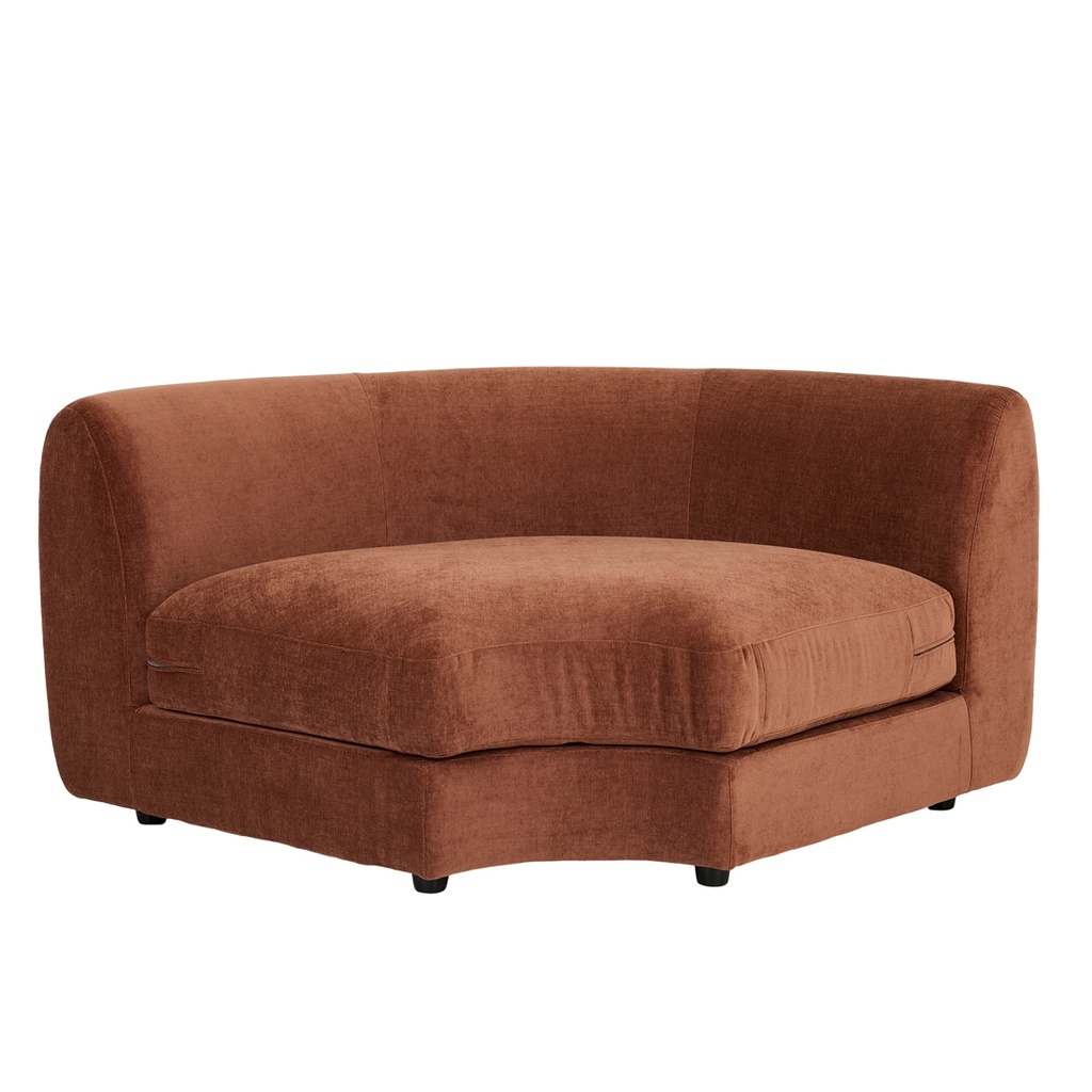 [MADRID-CURVE-CORNER-SOFA-CHESTNUT-SOF-MAD-CRV-CNR-CHSNT] Madrid Curve Corner Sofa - Chestnut