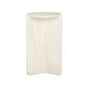 Venus Revolve Side Table - Natural Travertine