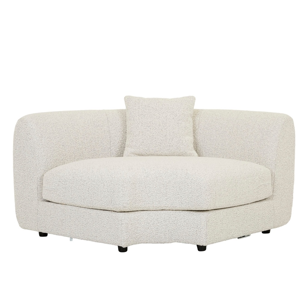 [MADRID-CURVE-CORNER-SOFA-GREY-SPECKLE-BOUCLE-SOF-MAD-CRV-CNR-GYSBC] Madrid Curve Corner Sofa - Grey Speckle Boucle
