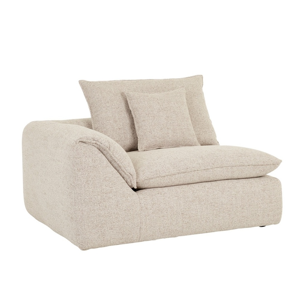 [MADRID-FOLD-1-SEATER-LEFT-ARM-SOFA-TAPIOCA-SOF-MAD-FOLD1S-LFT-TPCA] Madrid Fold 1 Seater Left Arm Sofa - Tapioca