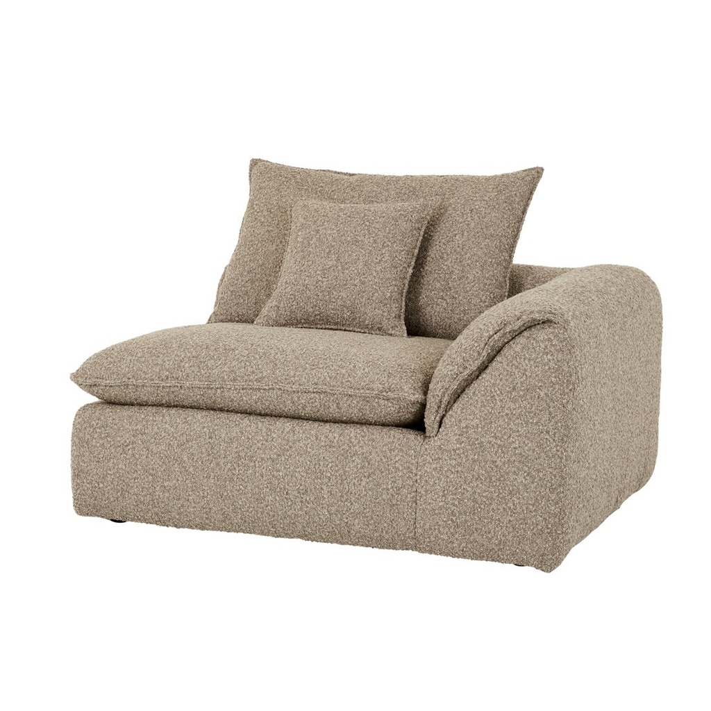 [MADRID-FOLD-1-SEATER-RIGHT-ARM-SOFA-MERCURY-BOUCLE-SOF-MAD-FOLD1S-RIT-MCYBC] Madrid Fold 1 Seater Right Arm Sofa - Mercury Boucle