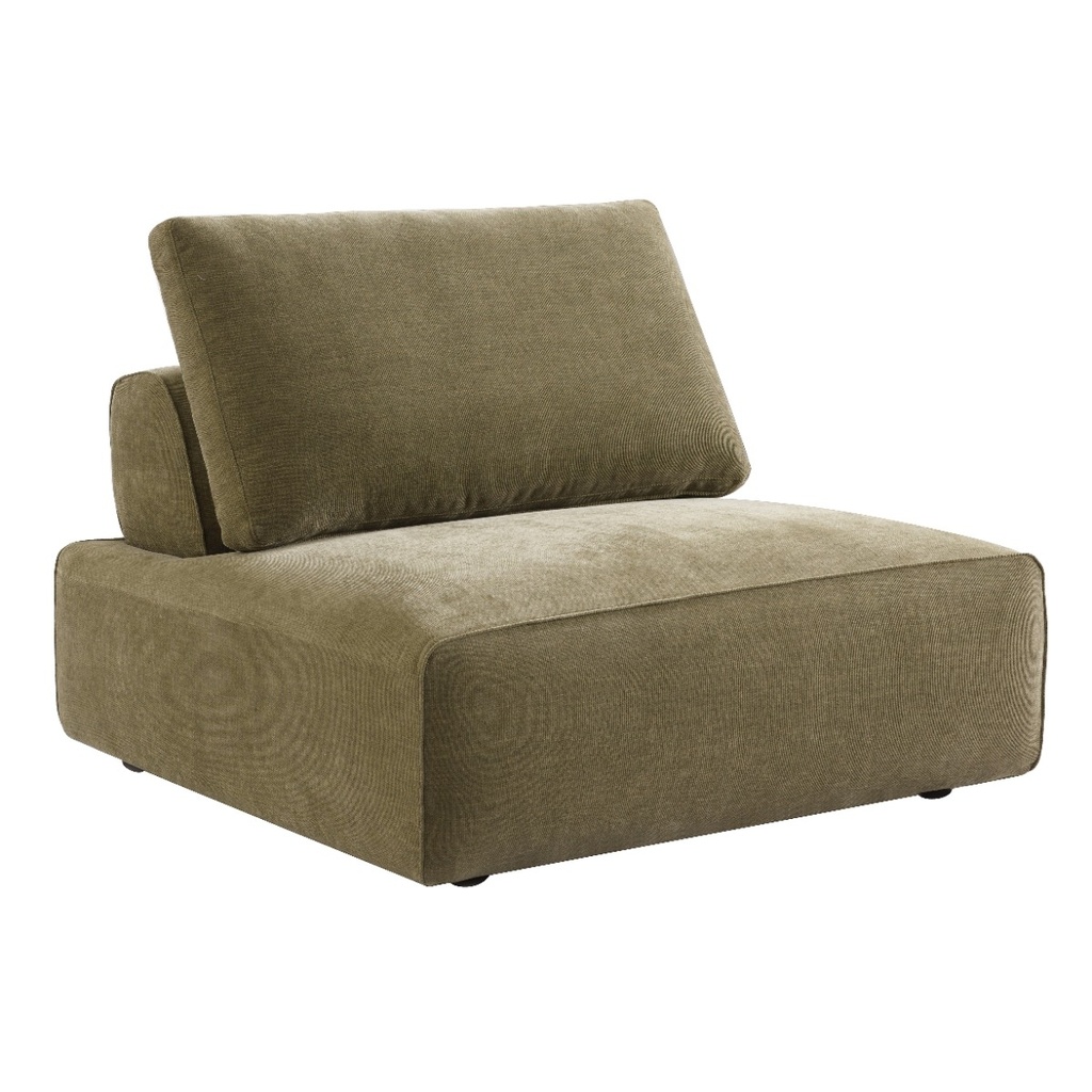 [MADRID-LOFT-1-SEATER-CENTRE-SOFA-COPELAND-OLIVE-SOF-MAD-LOFT1S-CTR-CPLOL] Madrid Loft 1 Seater Centre Sofa - Copeland Olive