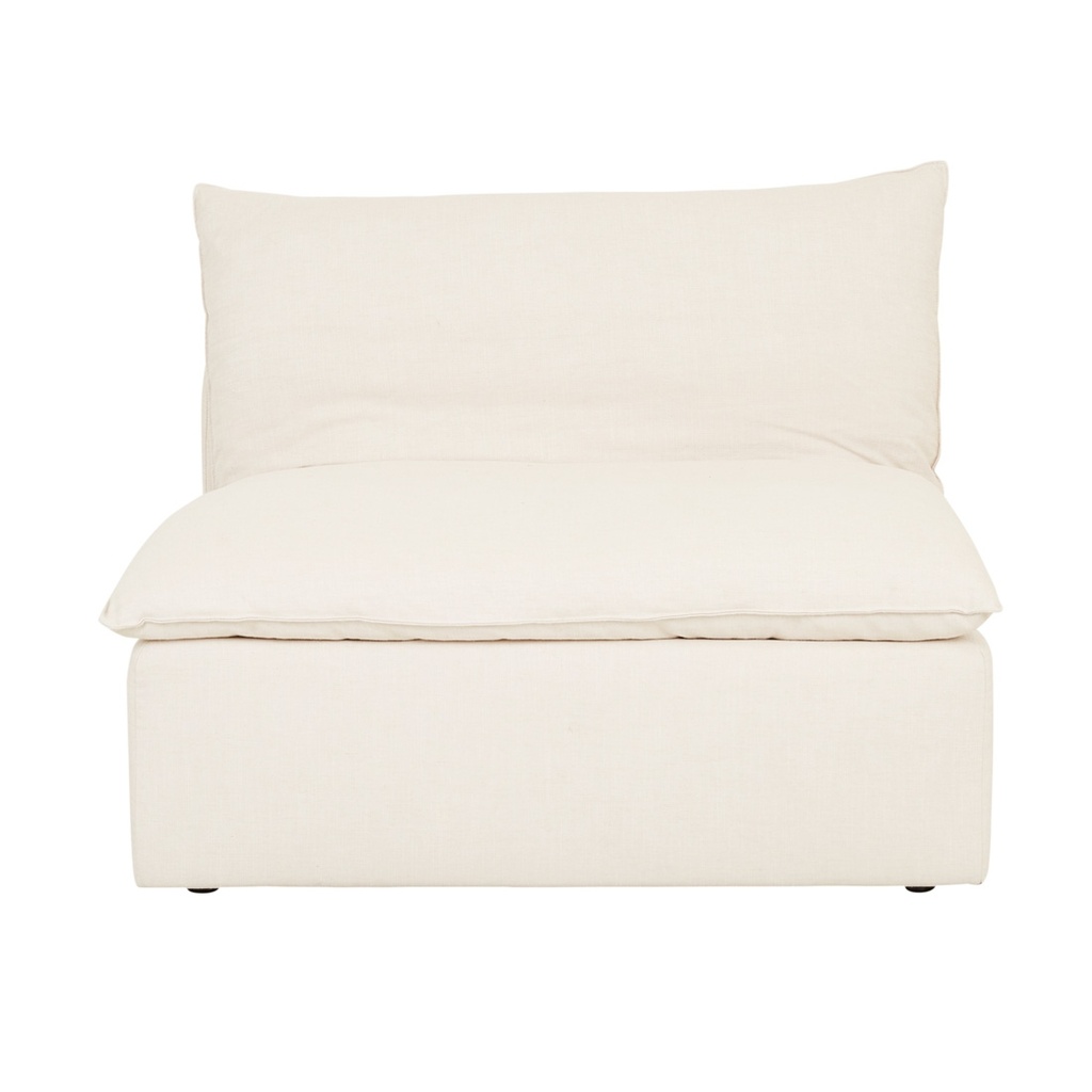 [MADRID-RETREAT-1-SEATER-CENTRE-SOFA-OAT-LINEN-WEAVE-SOF-MAD-RET1S-CTR-OTLW] Madrid Retreat 1 Seater Centre Sofa - Oat Linen Weave