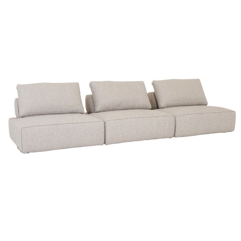 [SOF-MAD-LOFT-3S-3CTR-EHTW] Madrid Loft 3-Seater Armless Sofa - Ether Tweed