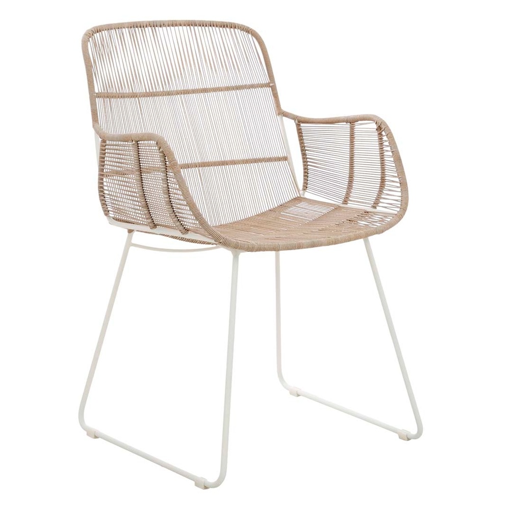 [MARINA-LAZE-DINING-ARMCHAIR-LINEN-SAND-CH-MARI-LAZE-SAND] Marina Laze Dining Armchair - Linen - Sand