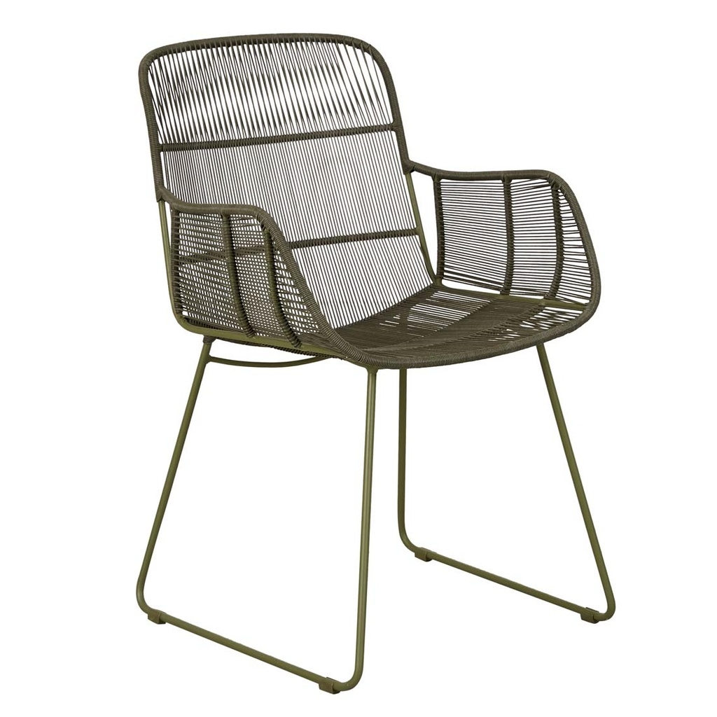 [MARINA-LAZE-DINING-ARMCHAIR-MOSS-MOSS-CH-MARI-LAZE-MOSS] Marina Laze Dining Armchair - Moss - Moss