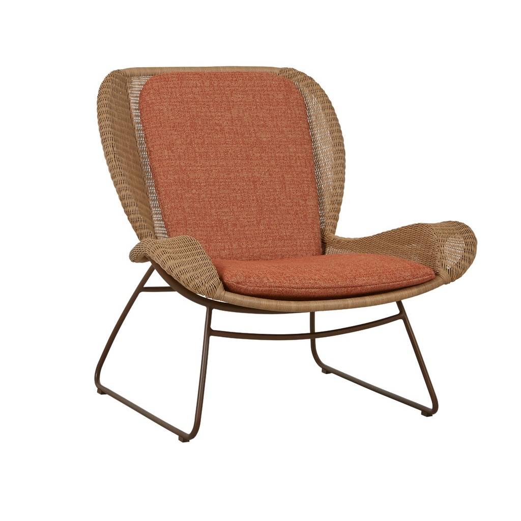 [MARINA-LAZE-OCC-CHAIR-NATURAL-NEW-TERRACOTTA-CH-MARI-LAZ-OCC-NEW-TERRACOTTA] Marina Laze Occasional Chair - NATURAL - New Terracotta
