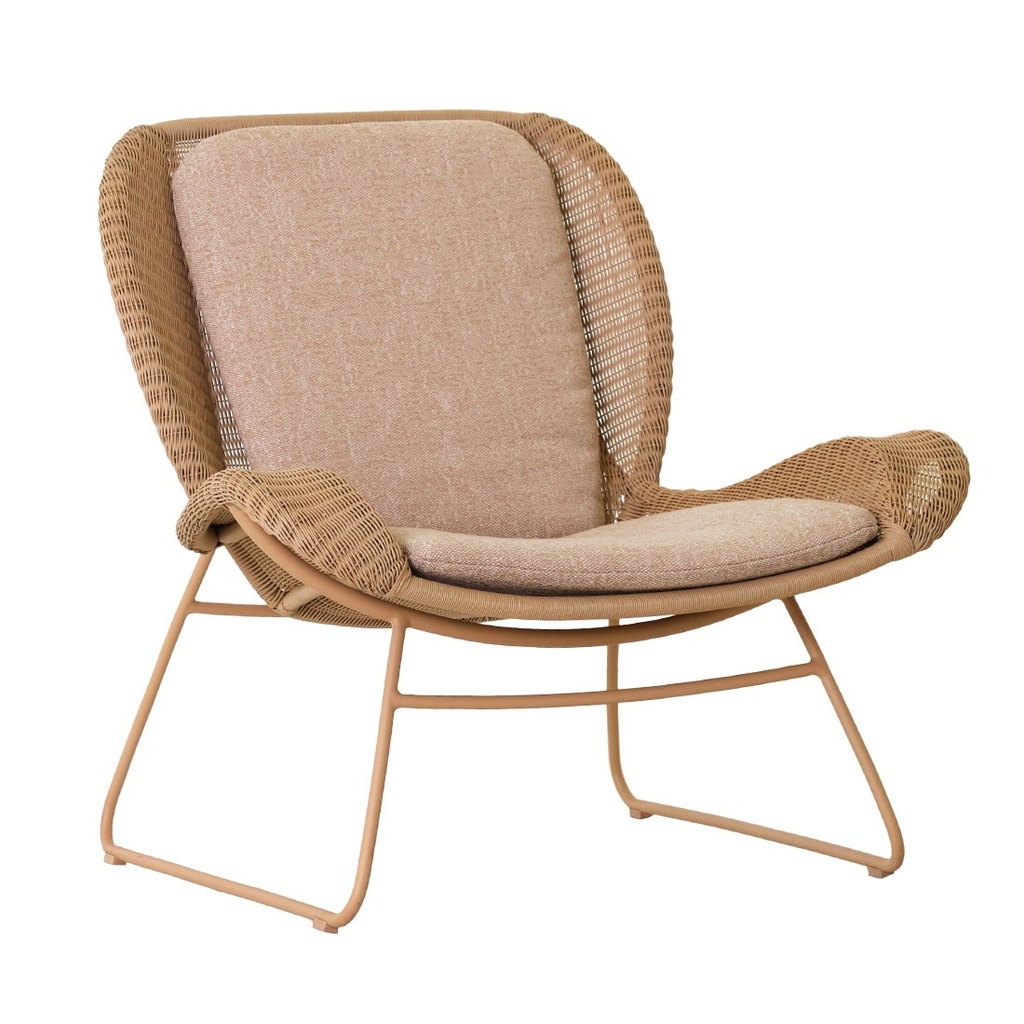[MARINA-LAZE-OCCASIONAL-CHAIR-GINGER-RESIN-SESAME-CH-MARI-LAZ-OCC-SESAME] Marina Laze Occasional Chair - Ginger Resin - Sesame
