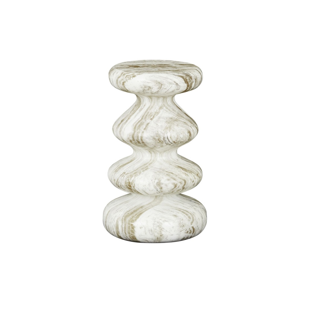 [MARS-ABSTRACT-SIDE-TABLE-HAZEL-VEIN-LT-MARS-ABS] Mars Abstract Side Table - Hazel Vein