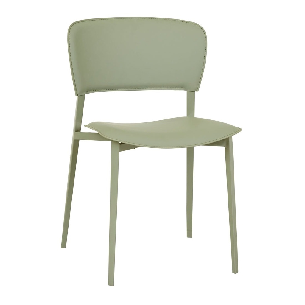 [MATILDA-DINING-CHAIR-MOSS-PU-MATT-MOSS-CH-MAT-MATT-MOSS] Matilda Dining Chair - Moss PU - Matt Moss