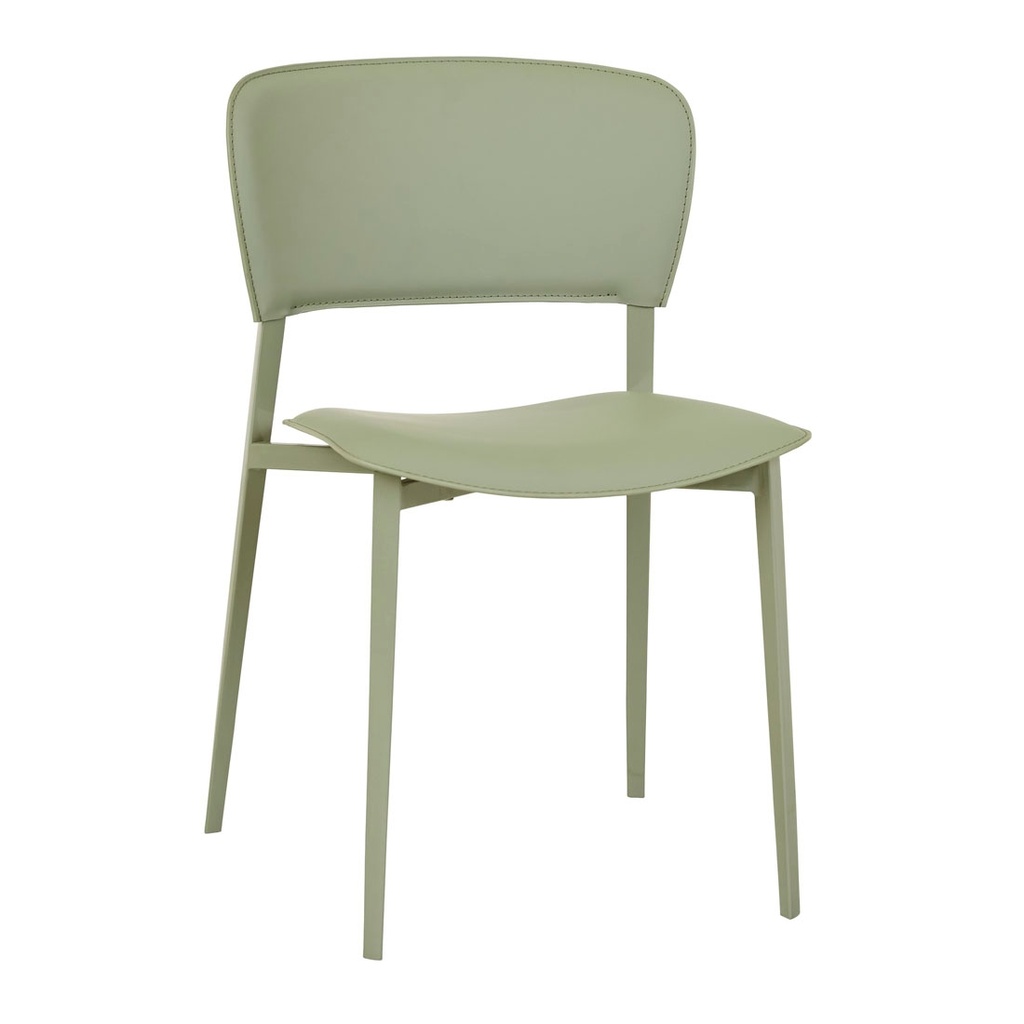 [MATILDA-DINING-CHAIR-MOSS-RECYCLED-LEATHER-MATT-MOSS-CH-MAT-MATT-MOSS] Matilda Dining Chair - Moss Recycled Leather - Matt Moss