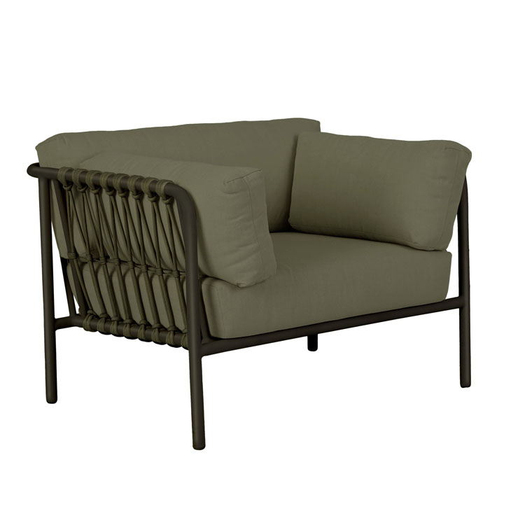 [MAURITIUS-ISLAND-SOFA-CHAIR-EMERALD-MOSS-SOF-MAUR-ISL-1S-MOSS] Mauritius Island Sofa Chair - Emerald - Moss