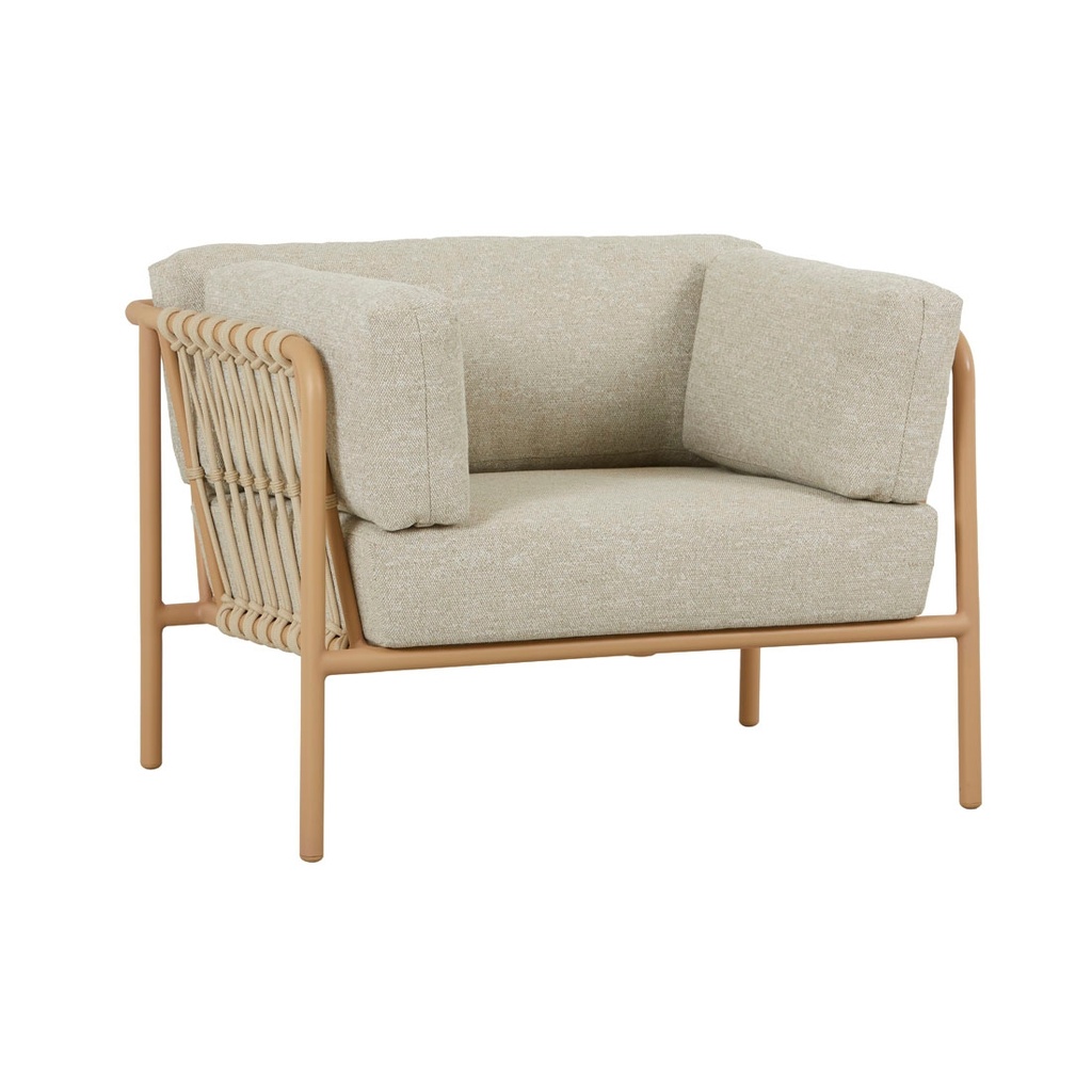 [MAURITIUS-ISLAND-SOFA-CHAIR-MUSHROOM-GINGER-SOF-MAUR-ISL-1S-GINGER] Mauritius Island Sofa Chair - Mushroom - Ginger