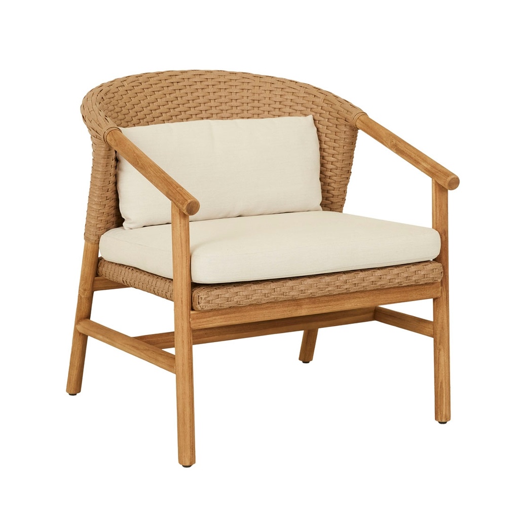 [MAURITIUS-WRAP-OCCASIONAL-CHAIR-SAFARI-WEAVE-HONEY-TEAK-CH-MAUR-WRAP-OCC-HONEY-TEAK] Mauritius Wrap Occasional Chair - Safari Weave - Honey Teak