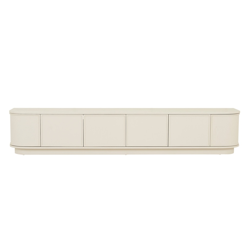 [MILLER-ENTERTAINMENT-UNIT-PORCELAIN-TV-MILL-X] Miller Entertainment Unit - Porcelain