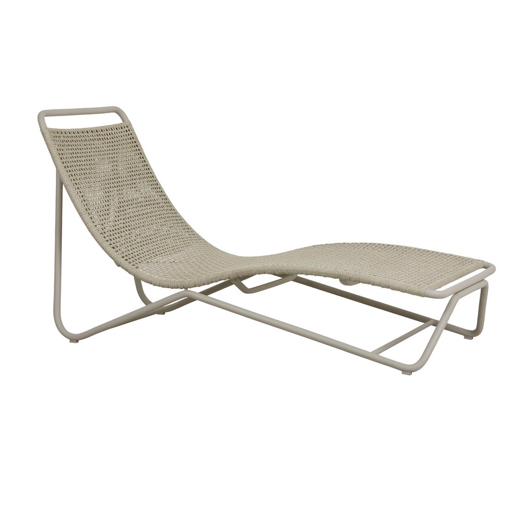[MONTANA-CURVE-SUNBED-OYSTER-LINEN-METAL-SB-MONT-CRV-ALU-LINEN-METAL] Montana Curve Sunbed - Oyster - Linen Metal