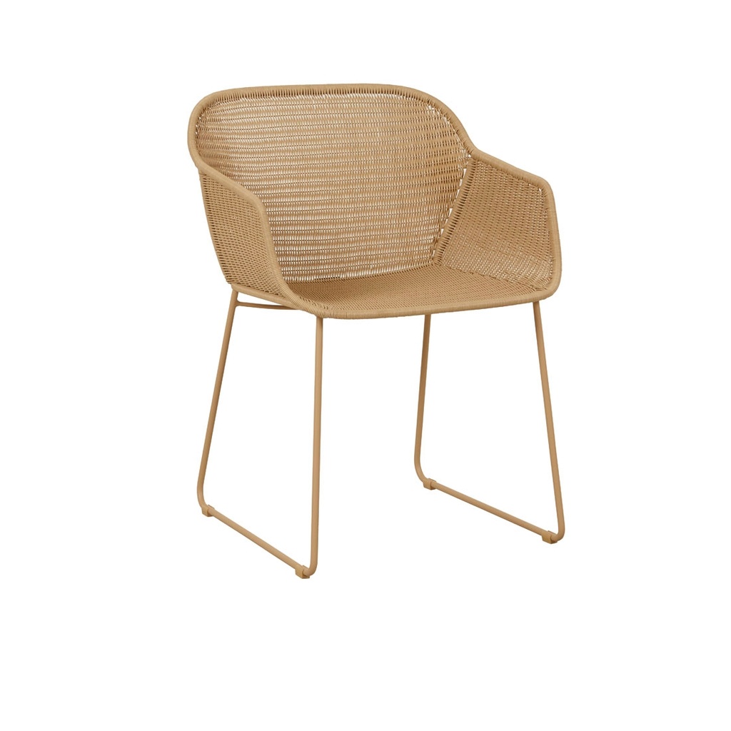 [MONTANA-SLEIGH-DINING-ARMCHAIR-GINGER-RESIN-GINGER-CH-MONT-SLE-ARM-GINGER] Montana Sleigh Dining Armchair - Ginger Resin - Ginger