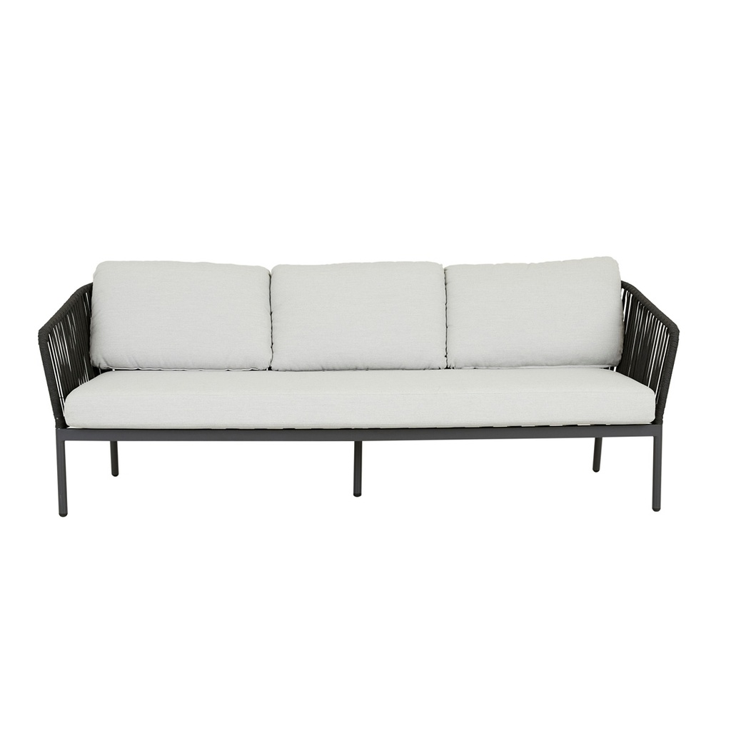 [MONTROI-ROPE-3-SEATER-SOFA-IRON-STONE-SILVER-MIST-SOF-MONT-ROPE-3S-SILVER-MIST] Montroi Rope 3 Seater Sofa - Iron Stone - Silver Mist