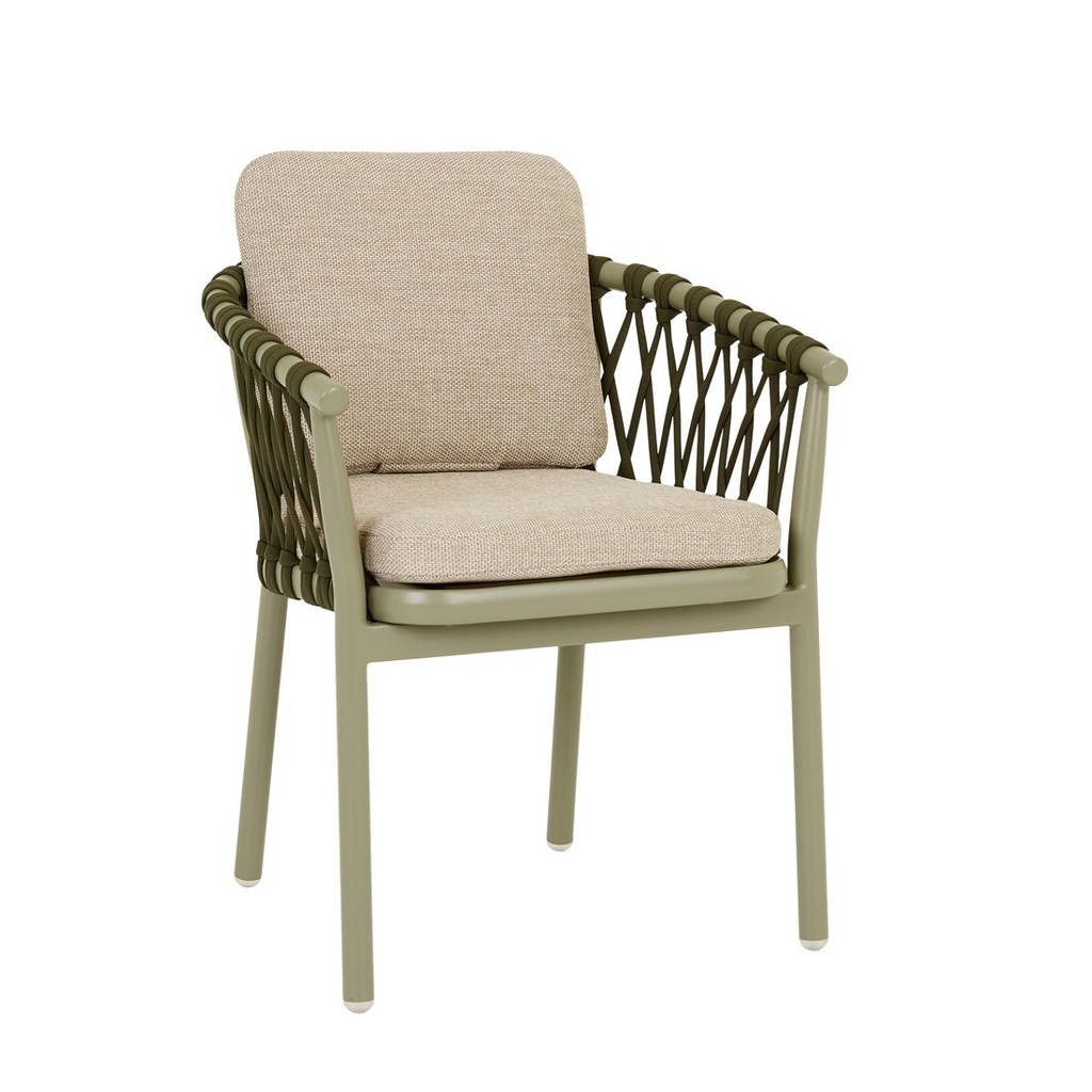 [MONTROI-WEAVE-DINING-ARMCHAIR-JUNGLE-GREEN-NATURAL-CH-MONT-WEAVE-ARM-NATURAL] Montroi Weave Dining Armchair - Jungle Green - Natural