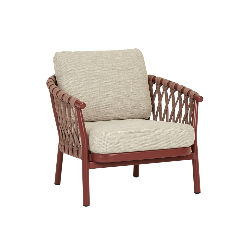 [MONTROI-WEAVE-SOFA-CHAIR-SUNBAKED-CLAY-NATURAL-SOF-MONT-WEAVE-1S-NATURAL] Montroi Weave Sofa Chair - Sunbaked Clay - Natural