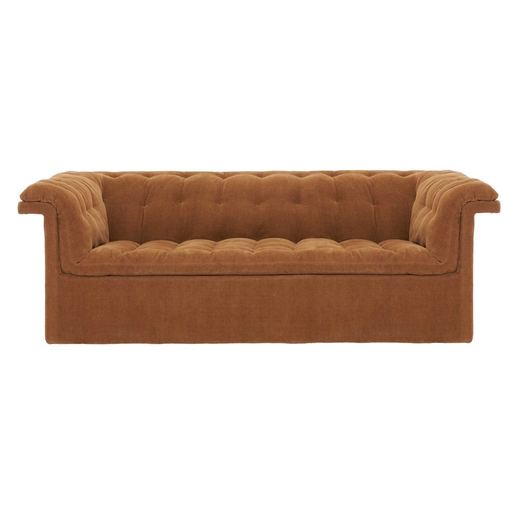 [NATADORA-FURROW-2-SEATER-SOFA-AURIC-SOF-NAT-FUR2S] Natadora Furrow 2 Seater Sofa - Auric