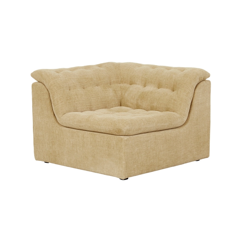 [NATADORA-FURROW-CORNER-SOFA-TOFFEE-SHERPA-SOF-NAT-FUR-CNR-TOFSH] Natadora Furrow Corner Sofa - Toffee Sherpa
