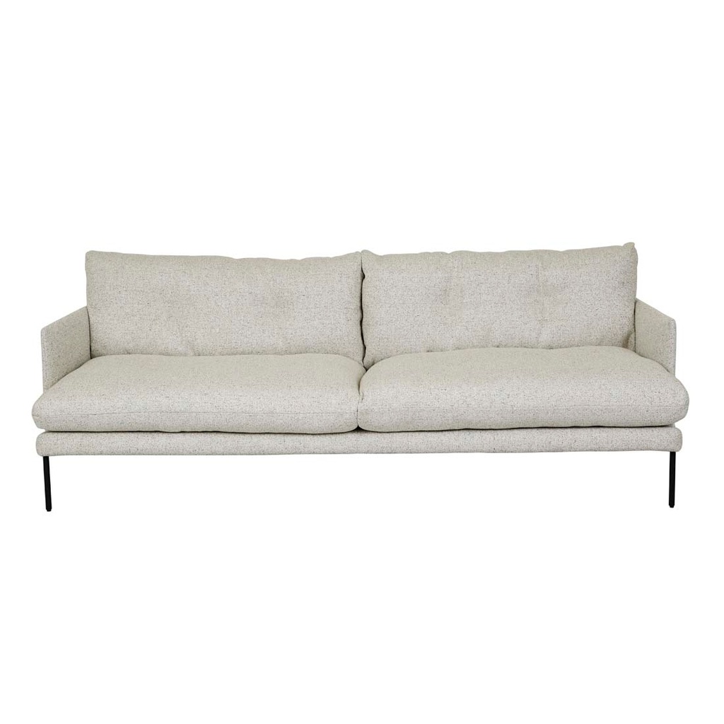 [NATADORA-MERCER-3-SEAT-SOFA-MIST-BLACK-METAL-SOF-NAT-MER3S-BLACK-METAL] Natadora Mercer 3 Seat Sofa - Mist - Black Metal