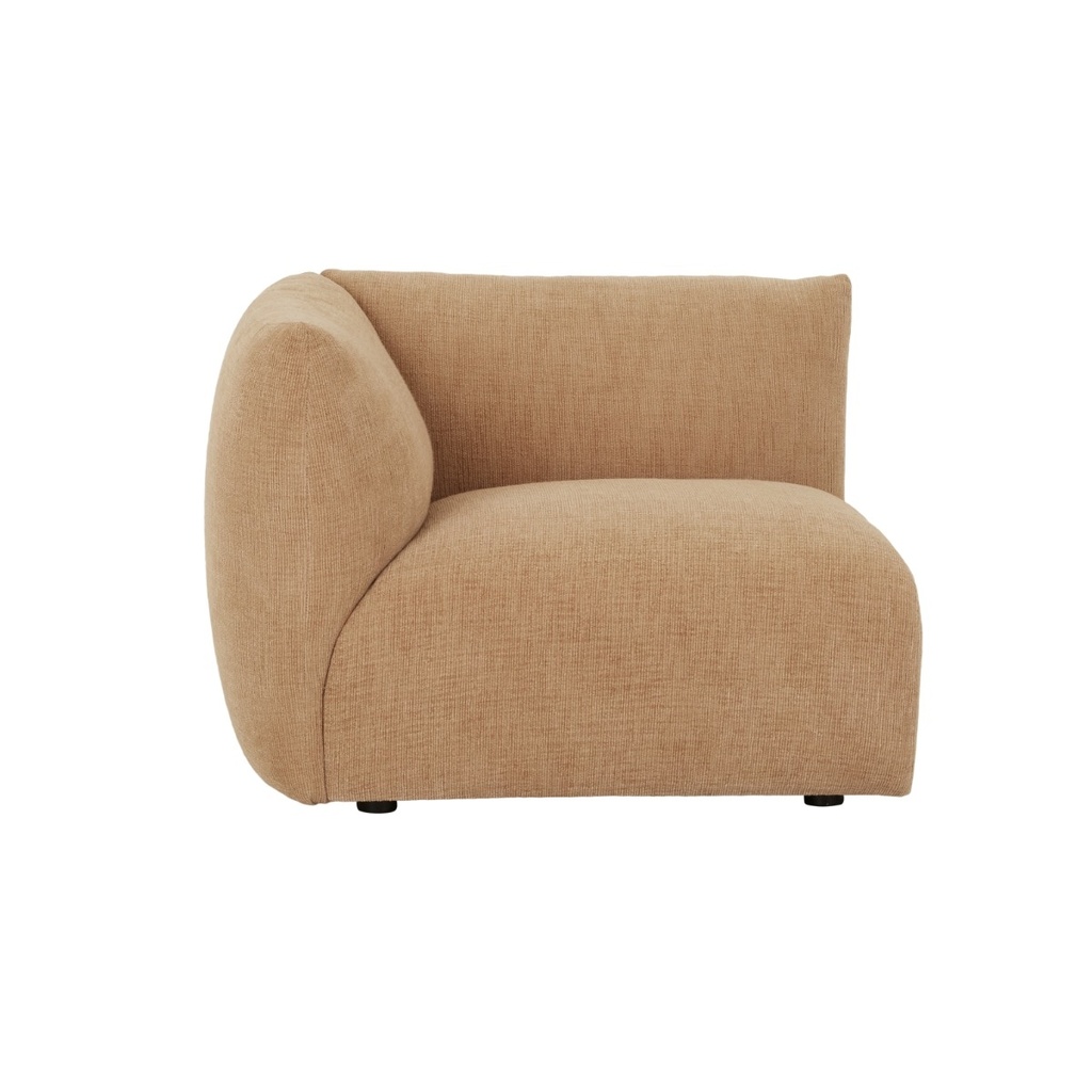 [NATADORA-SLIPPER-1-SEATER-LEFT-ARM-SOFA-YAK-SHERPA-SOF-NAT-SLIP1S-LFT-YKSH] Natadora Slipper 1 Seater Left Arm Sofa