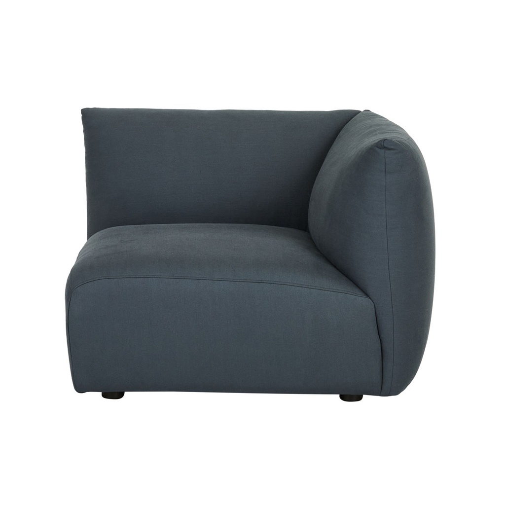 [NATADORA-SLIPPER-CORNER-SOFA-DARK-TEAL-SOF-NAT-SLIP-CNR-DKTL] Natadora Slipper Corner Sofa - Dark Teal