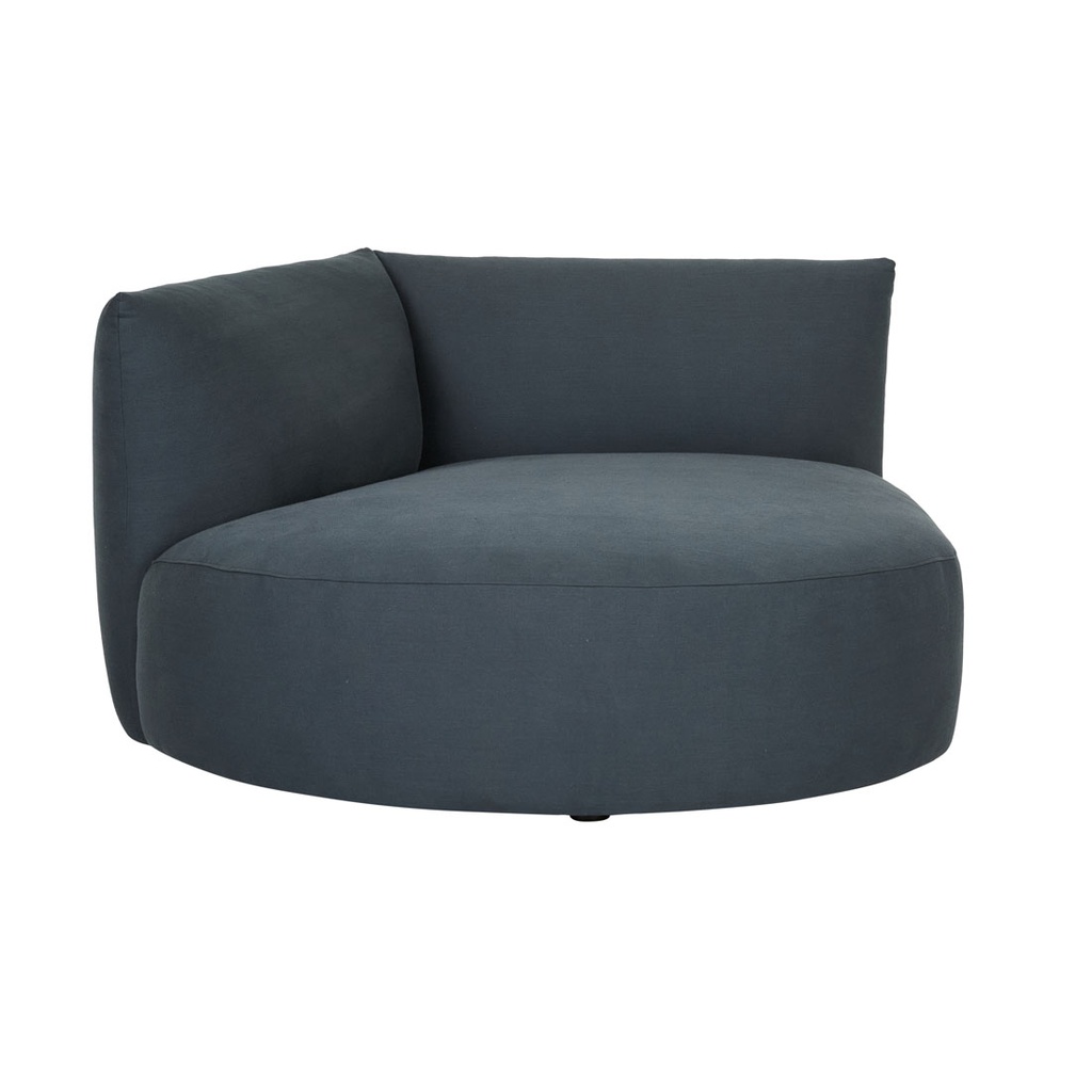 [NATADORA-SLIPPER-LEFT-CHAISE-SOFA-DARK-TEAL-SOF-NAT-SLIP-LFT-CHS-DKTL] Natadora Slipper Left Chaise Sofa - Dark Teal
