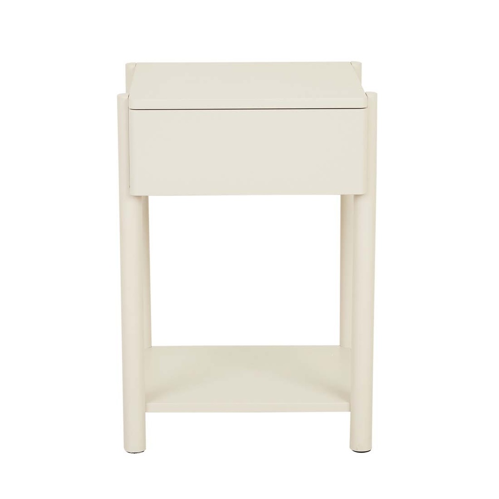 [SIDE-NOOK-MATT-ALABASTER-SIDE-NOOK] Nook Bedside - Matt Alabaster
