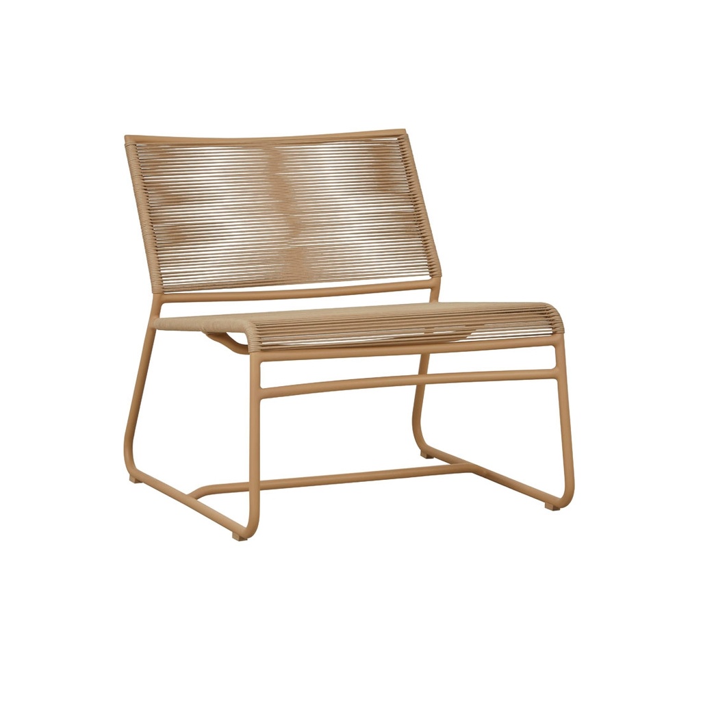 [NORMANDY-LINEAR-OCCASIONAL-CHAIR-GINGER-4MM-ROPE-GINGER-CH-NOR-LINR-OCC-GINGER] Normandy Linear Occasional Chair - Ginger 4mm Rope - Ginger