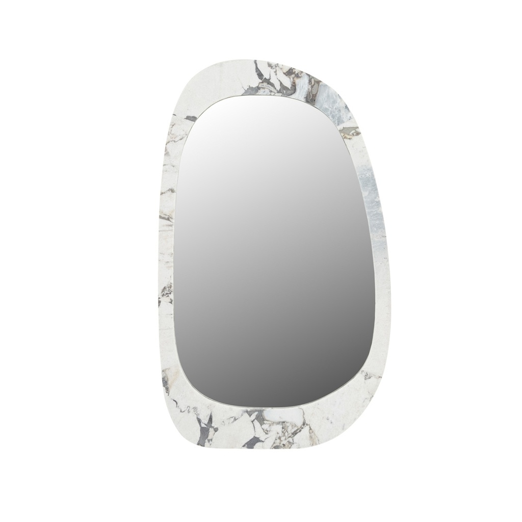 [OAKLEY-PEBBLE-MIRROR-OCEAN-MARBLE-MIR-OAK-PEB] Oakley Pebble Mirror - Ocean Marble