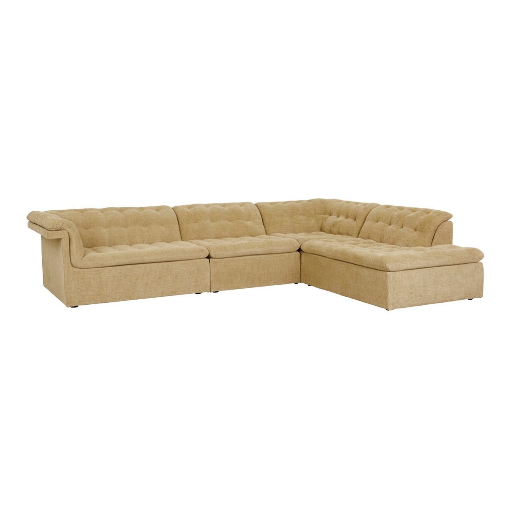 Natadora Furrow Centre Sofa - Toffee Sherpa