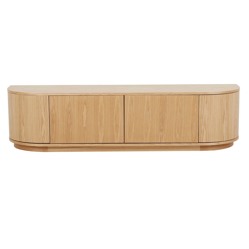 [OBERON-CRESCENT-ENTERTAINMENT-UNITS-NATURAL-ASH-TV-OBER-CRES-X] Oberon Crescent Entertainment Units - Natural Ash