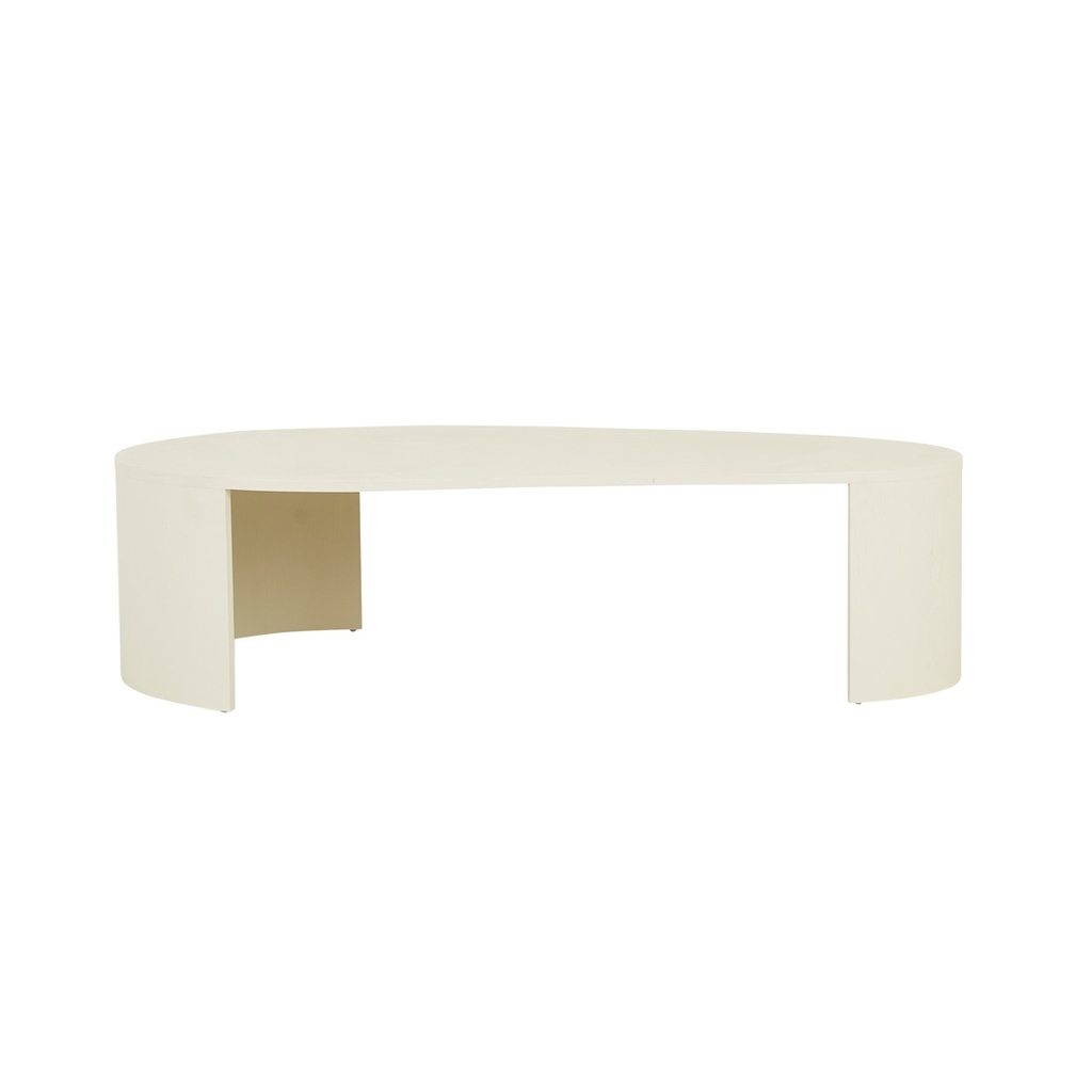 [OBERON-CURVE-COFFEE-TABLE-SHELL-CT-OBER-CRV-X] Oberon Curve Coffee Table - Shell