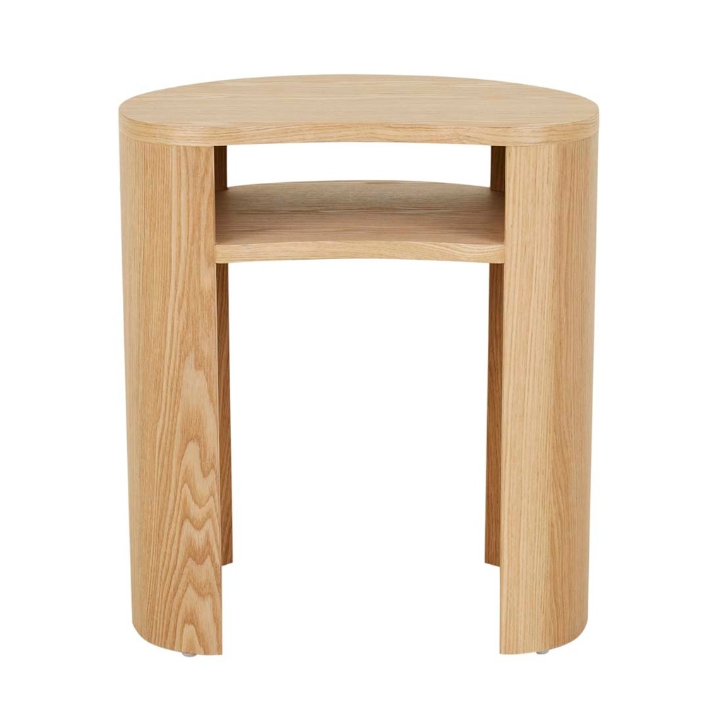 [OBERON-CURVE-SIDE-TABLE-NATURAL-ASH-SIDE-OBER-CRV] Oberon Curve Side Table - Natural Ash