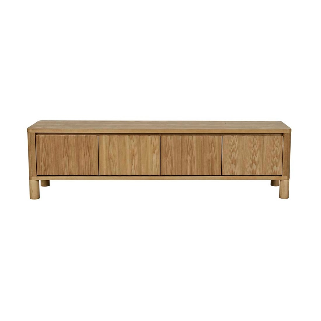 [OLIVER-FLUTED-ENTERTAINMENT-UNIT-NATURAL-ASH-TV-OLIV-FLU] Oliver Fluted Entertainment Unit - Natural Ash