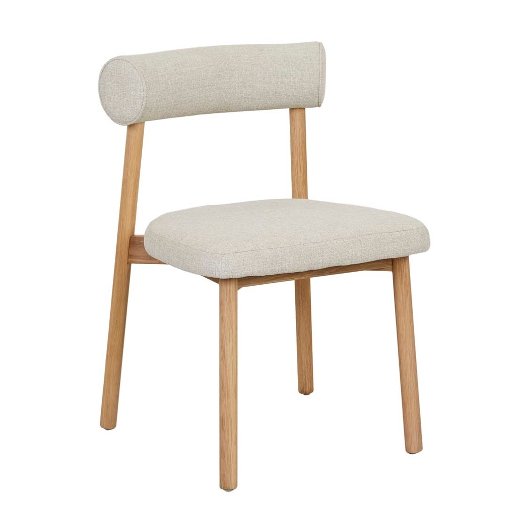 [OLSEN-DINING-CHAIR-SANDCASTLE-TWEED-LIGHT-OAK-CH-OLSEN2-LIGHT-OAK] Olsen Dining Chair - Sandcastle Tweed - Light Oak