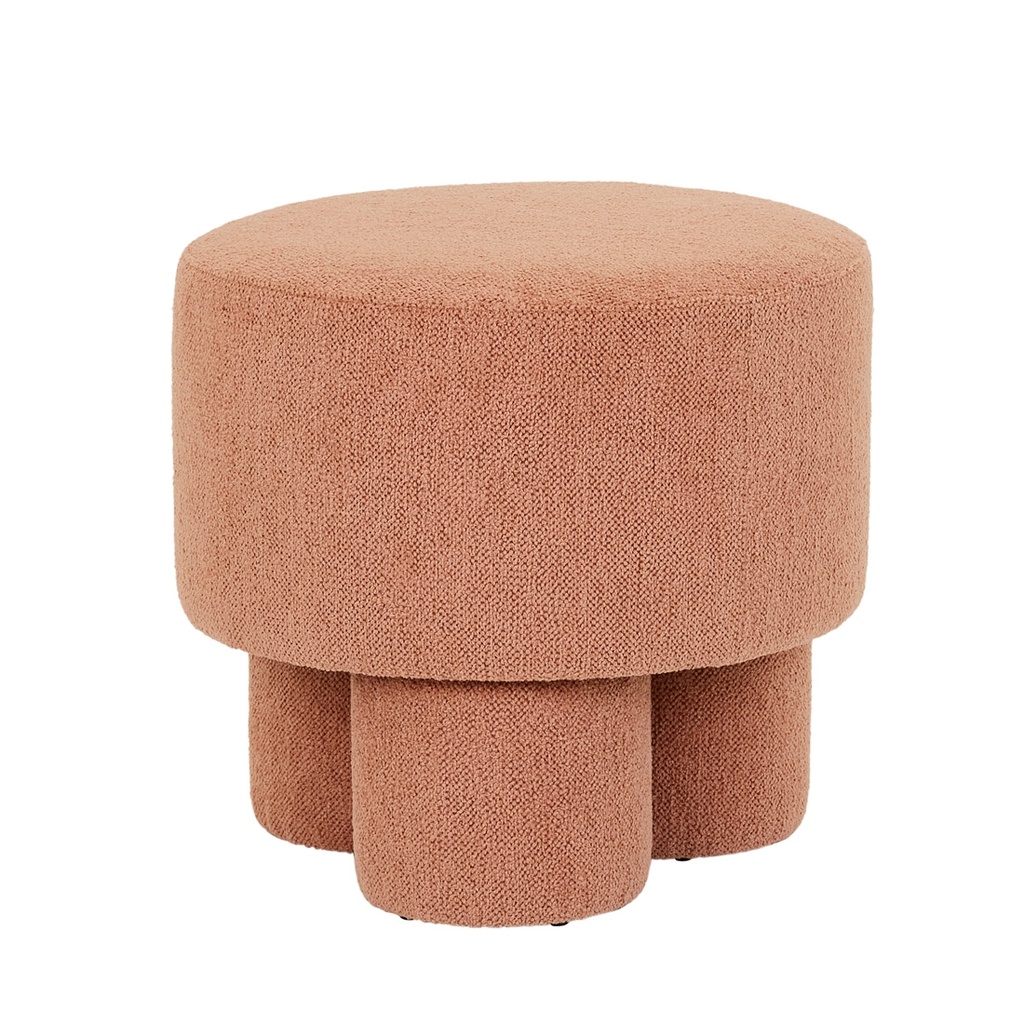 [CADE-OTTOMAN-CORAL-OTT-CADE] Cade Ottoman - Coral