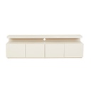 Float Entertainment Unit - Natural Travertine - Shell