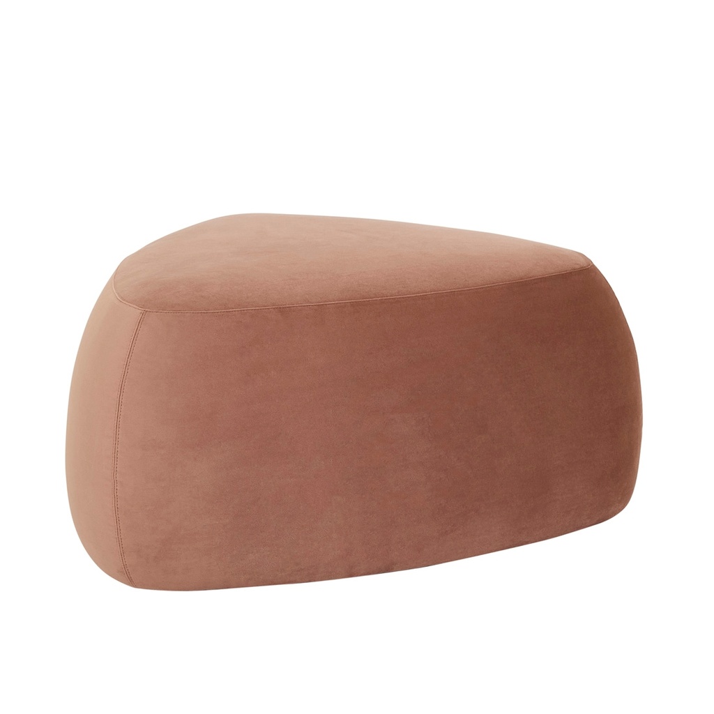 [PEBBLE-OTTOMAN-LARGE-SYRUP-VELVET-OTT-PEB-LG] Pebble Large Ottoman - Syrup Velvet