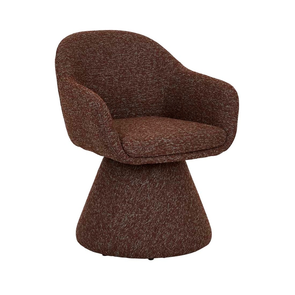 [PAULA-SWIVEL-DINING-ARMCHAIR-RUSSET-CH-PAULA-SWV] Paula Swivel Dining Armchair - Russet