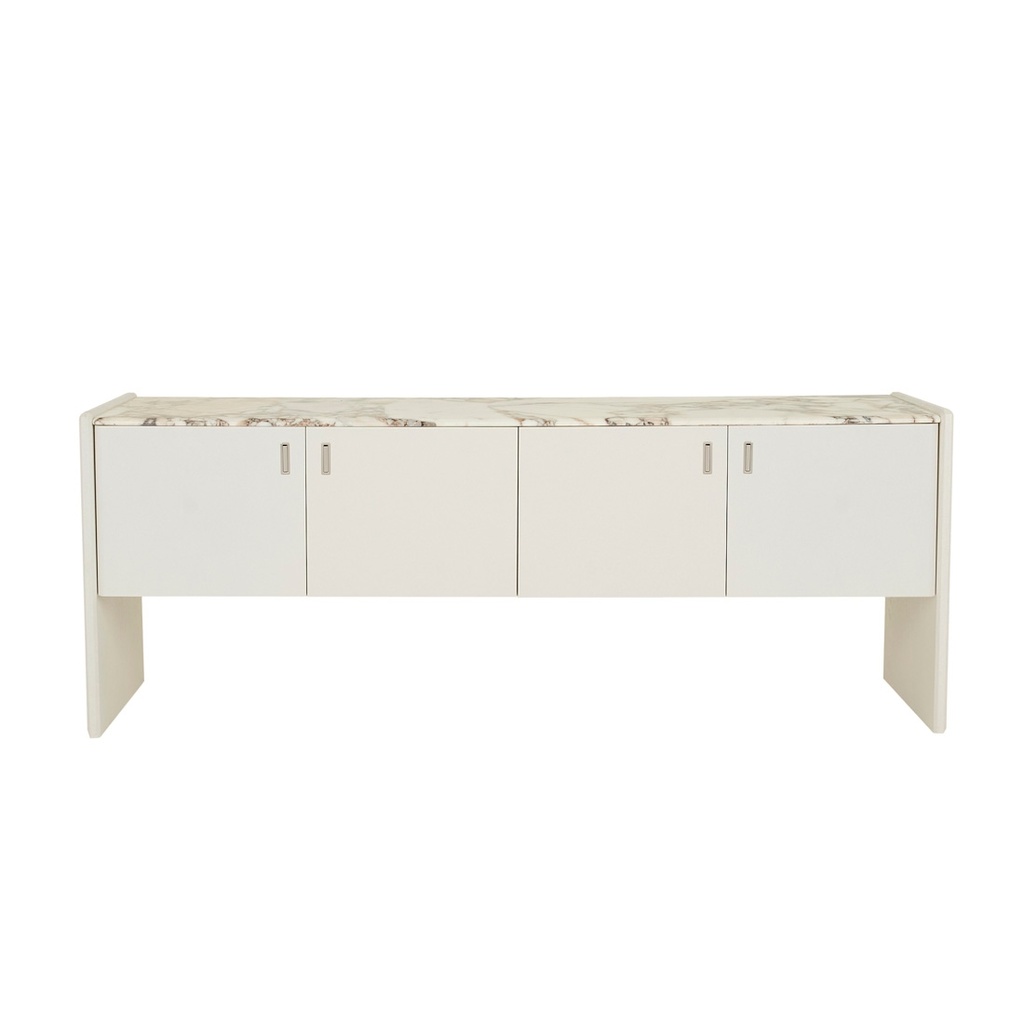 [PEARCE-BUFFET-MATT-OCEAN-MARBLE-BONE-BUF-PEARCE-MAR-X-BONE] Pearce Marble Buffet - Matt Ocean Marble - Bone