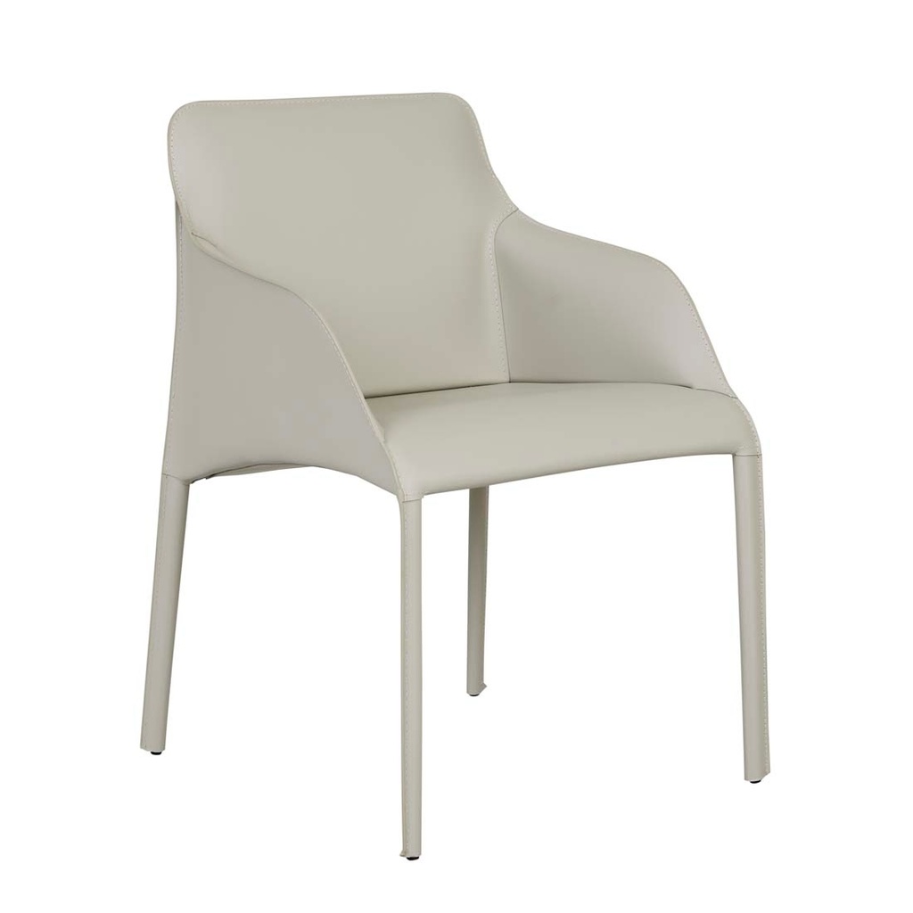 [PERCY-DINING-ARMCHAIR-LINEN-GREY-CH-PER-ARM] Percy Dining Armchair - Linen Grey