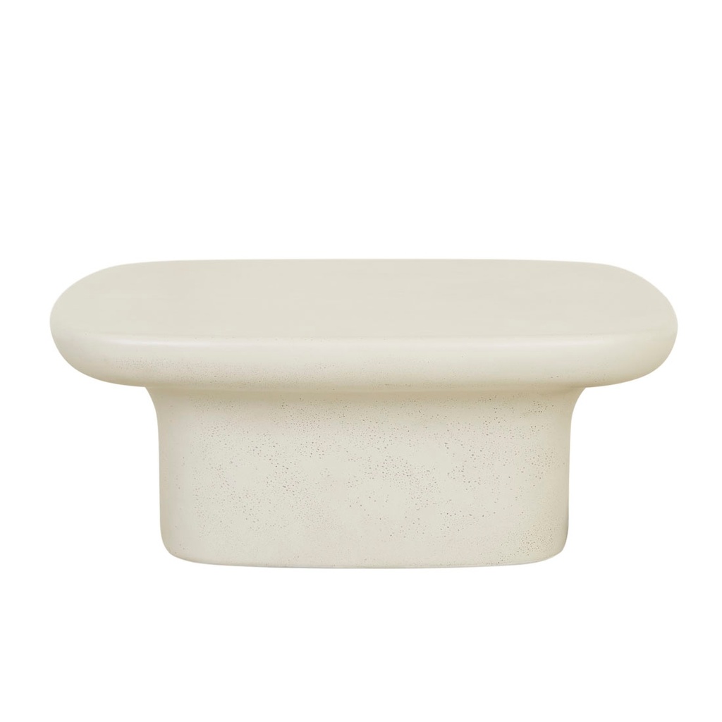 [PETRA-BEND-COFFEE-TABLE-IVORY-CTS-PETRA-BND] Petra Bend Coffee Table - Ivory