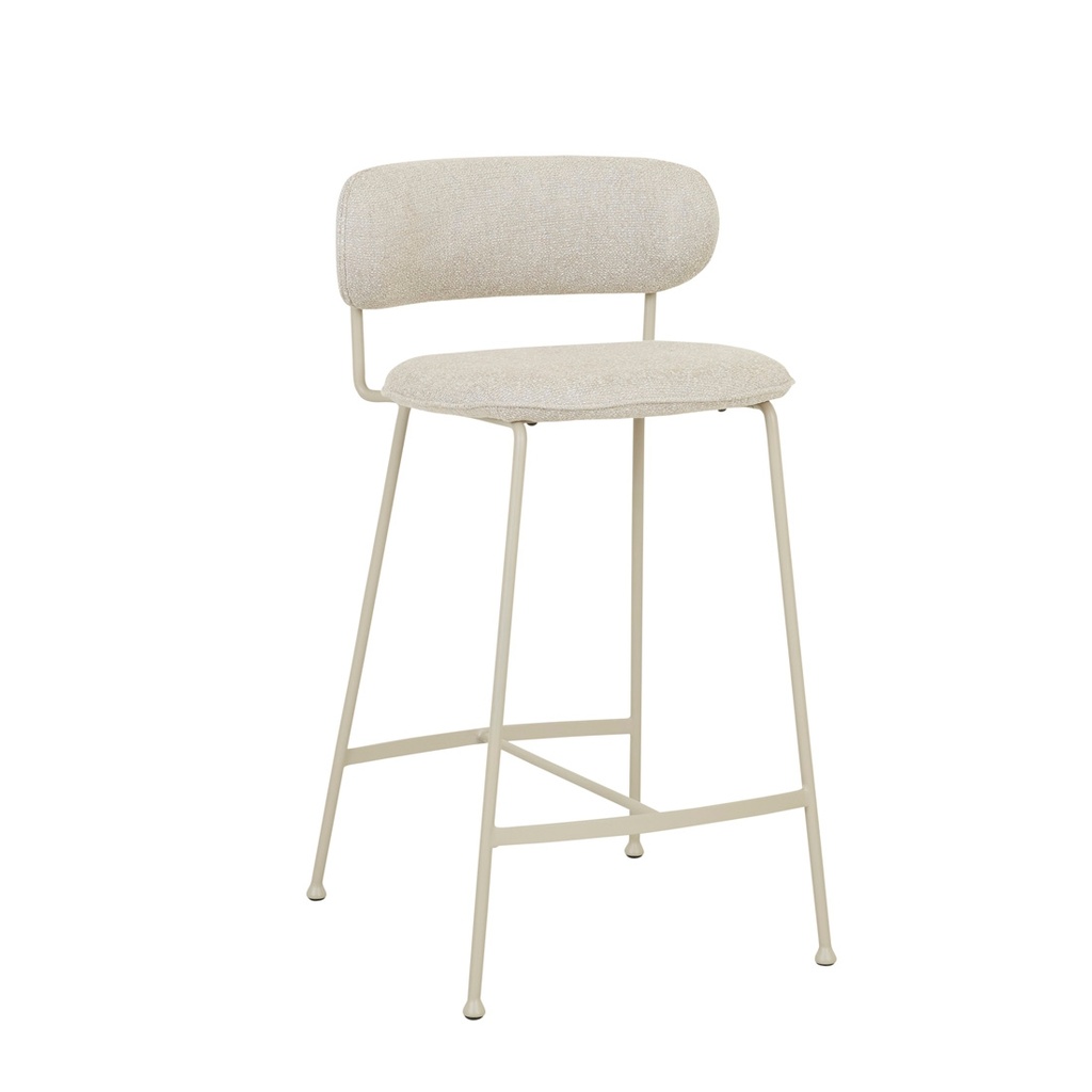 [PICCOLO-BARSTOOL-FEATHER-SPECKLE-MATT-CASHMERE-BS-PICC-X-MATT-CASHMERE] Piccolo Barstool - Feather Speckle - Matt Cashmere