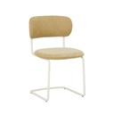 Piccolo Cantilever Dining Chair - Copeland Honey - Matt Bone